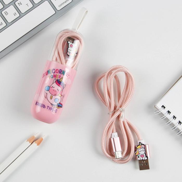 Провод Type C в колбе "Unicorn power", 1м
Провод Type C в колбе "Unicorn power", 1м