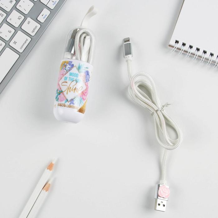 Провод Lightning в колбе "Shine"", 1м
Провод Lightning в колбе "Shine"", 1м