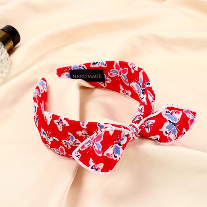 Ободок для волос "Эмилия" бабочки, 4,5 см, красный
Ободок для волос "Эмилия" бабочки, 4,5 см, красный