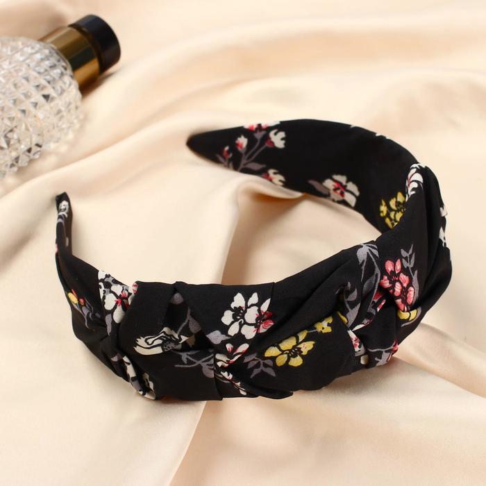 Ободок для волос "Юнона" весна, 5 см, чёрный
Ободок для волос "Юнона" весна, 5 см, чёрный