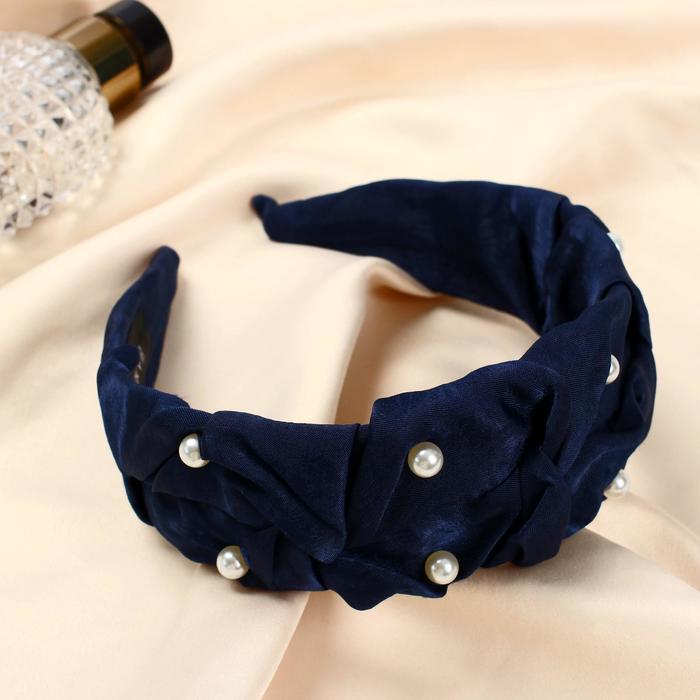 Ободок для волос "Юнона" бусинки, 5 см, синий
Ободок для волос "Юнона" бусинки, 5 см, синий