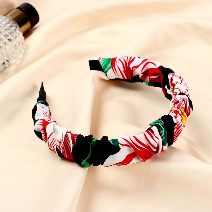 Ободок для волос "Ралина" цветы, 3 см, чёрный
Ободок для волос "Ралина" цветы, 3 см, чёрный