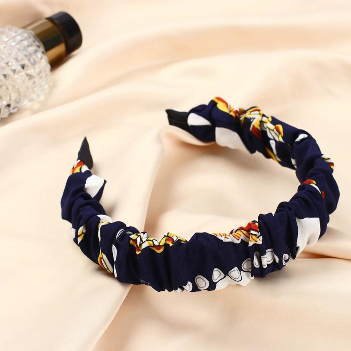 Ободок для волос "Ралина" орнамент, 3 см, синий
Ободок для волос "Ралина" орнамент, 3 см, синий