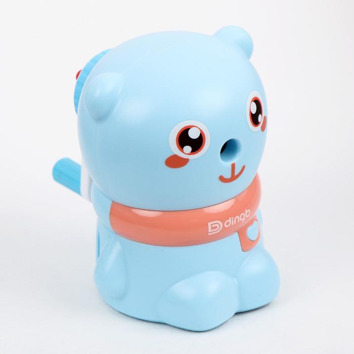 Точилка механическая с контейнером "Мишка", голубая
Точилка механическая с контейнером "Мишка", голубая