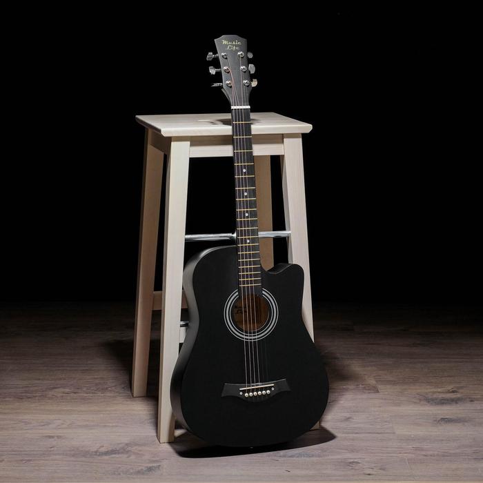 Гитара акустическая, цвет черный, 97см, с вырезом
Гитара акустическая, цвет черный, 97см, с вырезом