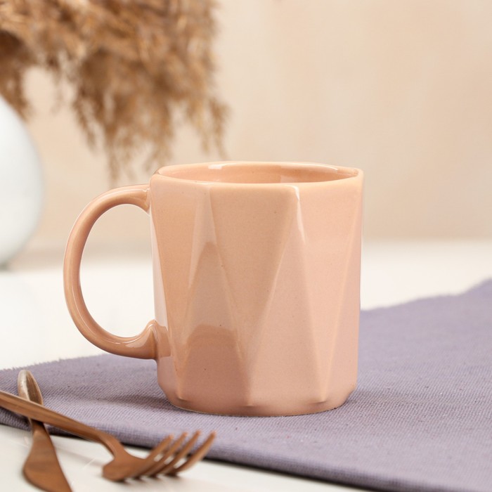 Кружка "Сапфир", бежевая, керамика, 0.4 л
Кружка "Сапфир", бежевая, керамика, 0.4 л