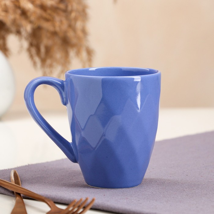 Кружка "Кристалл", синяя, керамика, 0.4 л
Кружка "Кристалл", синяя, керамика, 0.4 л