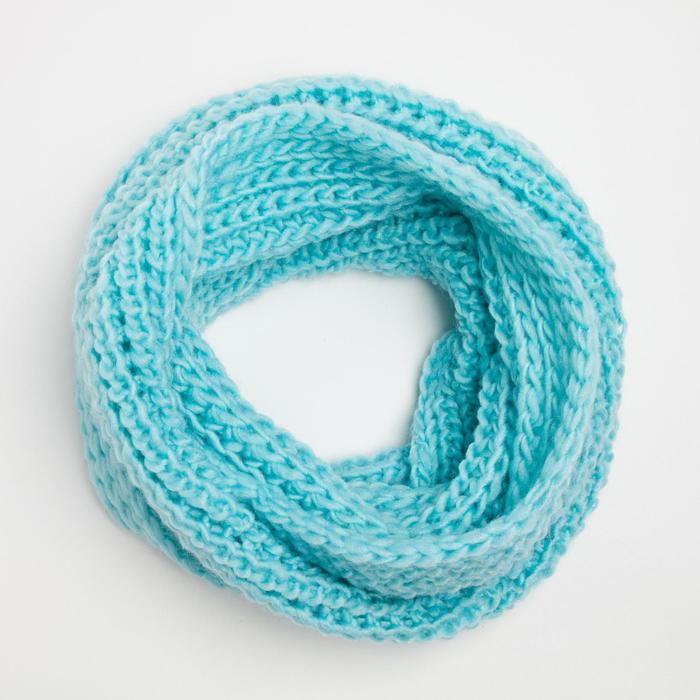 снуд женский, цвет голубой, размер 30х65
снуд женский, цвет голубой, размер 30х65