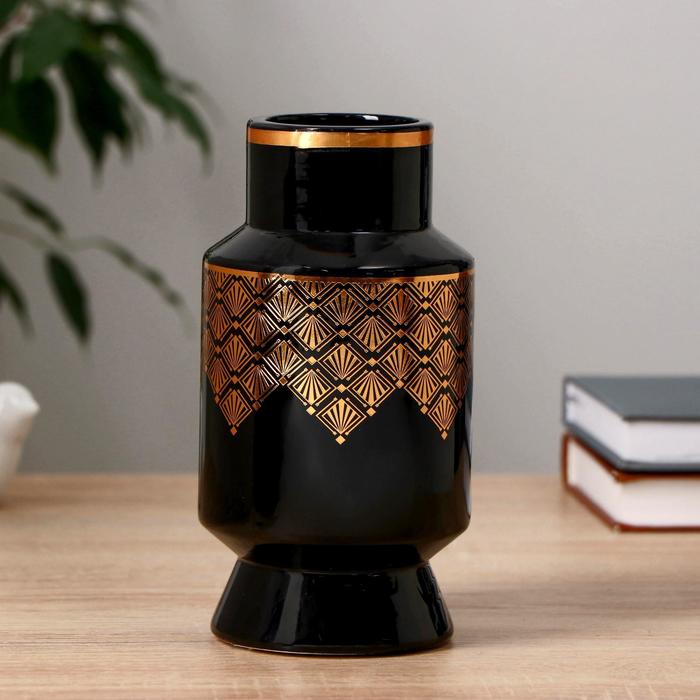 Ваза керамика "Раяна" d-6,5см 10х19 см, чёрный
Ваза керамика "Раяна" d-6,5см 10х19 см, чёрный