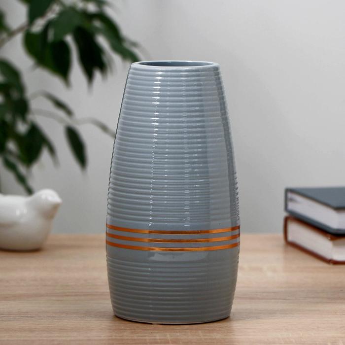 Ваза керамика настольная "Иветт" d-6 см 10х19 см, серый
Ваза керамика настольная "Иветт" d-6 см 10х19 см, серый