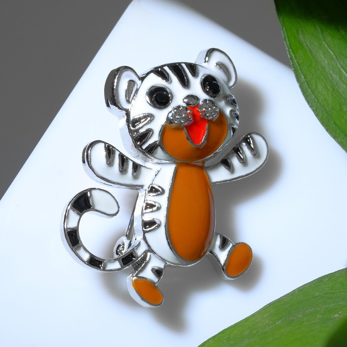 Брошь "Тигруля", цветная в серебре
Брошь "Тигруля", цветная в серебре