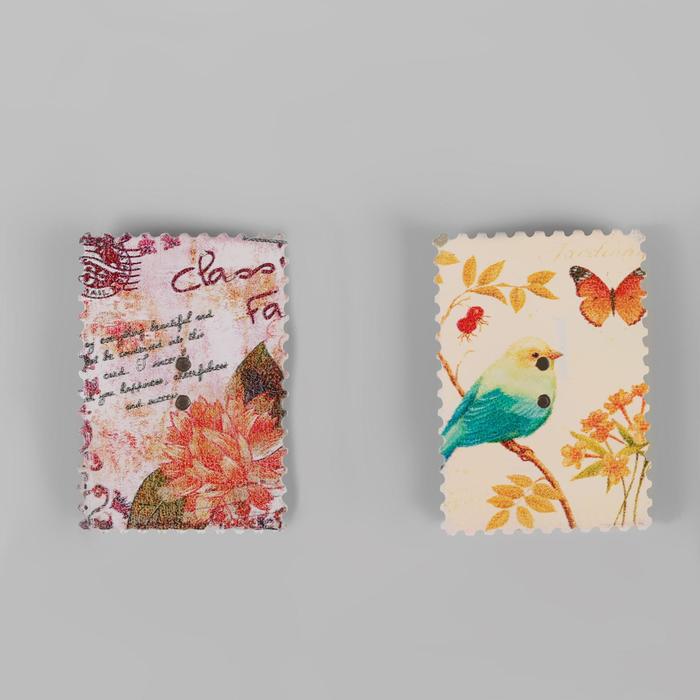 Игольница магнитная «Птичка/цветок», 2 шт, цвет разноцветный
Игольница магнитная «Птичка/цветок», 2 шт, цвет разноцветный