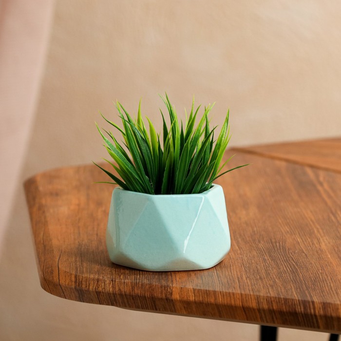 Кашпо "Оригами", голубое, керамика, 0.2 л
Кашпо "Оригами", голубое, керамика, 0.2 л