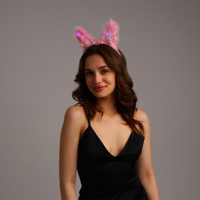 Карнавальный ободок «Зайка» с диодами цвета МИКС
Карнавальный ободок «Зайка» с диодами цвета МИКС