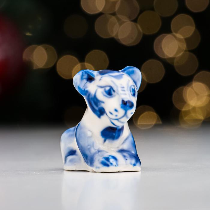 Сувенир "Тигр Дарси", 4,5 см, гжель
Сувенир "Тигр Дарси", 4,5 см, гжель