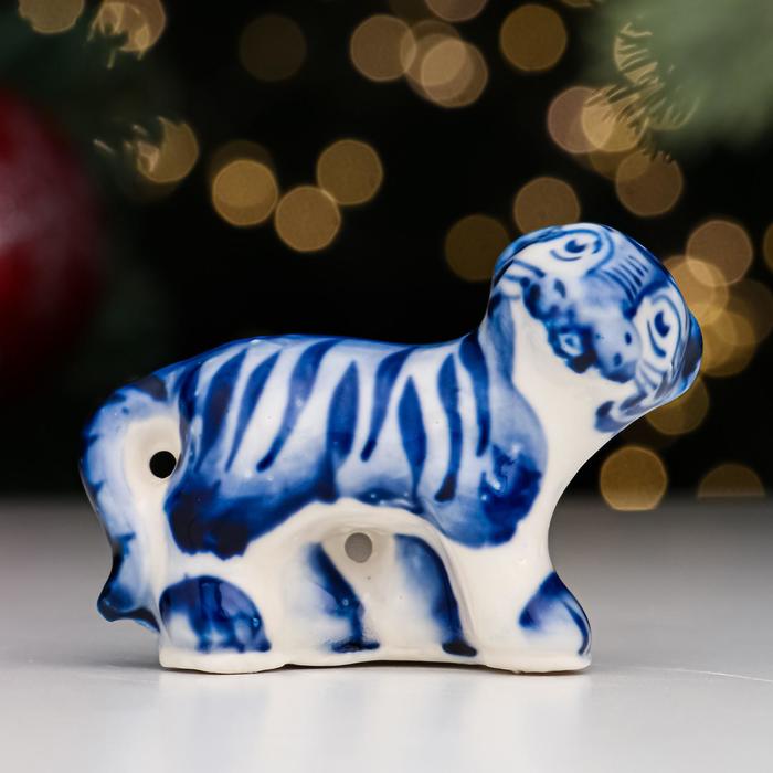 Сувенир "Тигр Онега", 6 см, гжель
Сувенир "Тигр Онега", 6 см, гжель