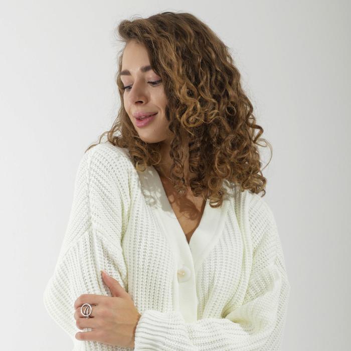 Кардиган женский SL, укороченный, 46-48, белый
Кардиган женский SL, укороченный, 46-48, белый