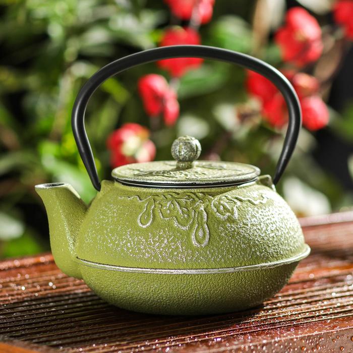 Чайник с ситом «Мидори», 600 мл, цвет зелёный
Чайник с ситом «Мидори», 600 мл, цвет зелёный