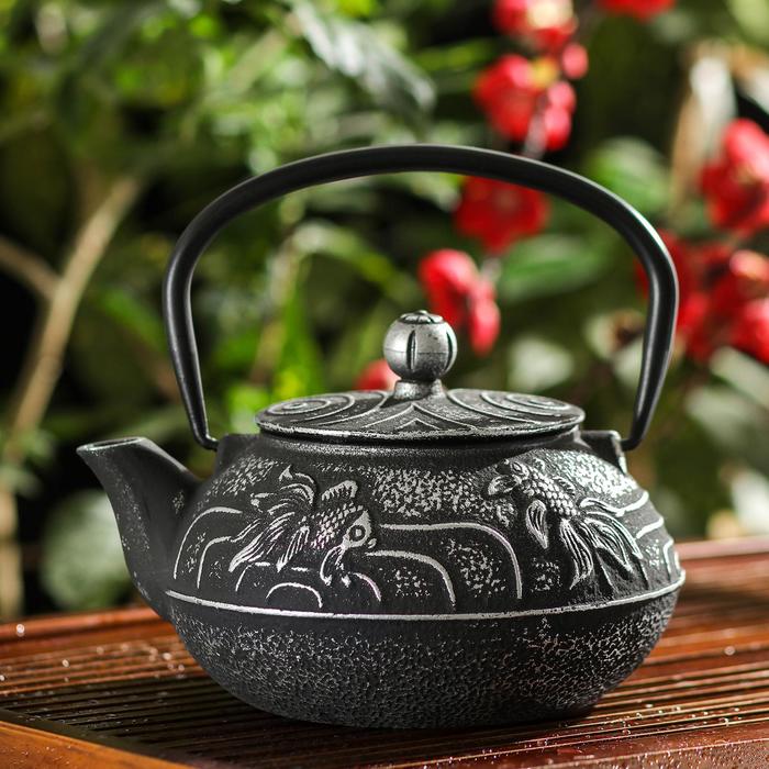 Чайник с ситом «Гио», 800 мл, цвет чёрный
Чайник с ситом «Гио», 800 мл, цвет чёрный