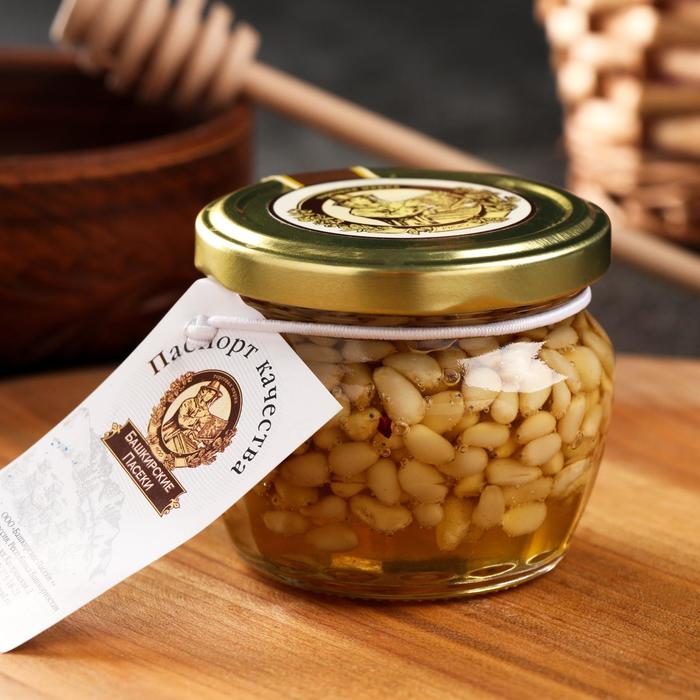 Цветочный мёд «Горшочек», с кедровым орехом, 180 г
Цветочный мёд «Горшочек», с кедровым орехом, 180 г