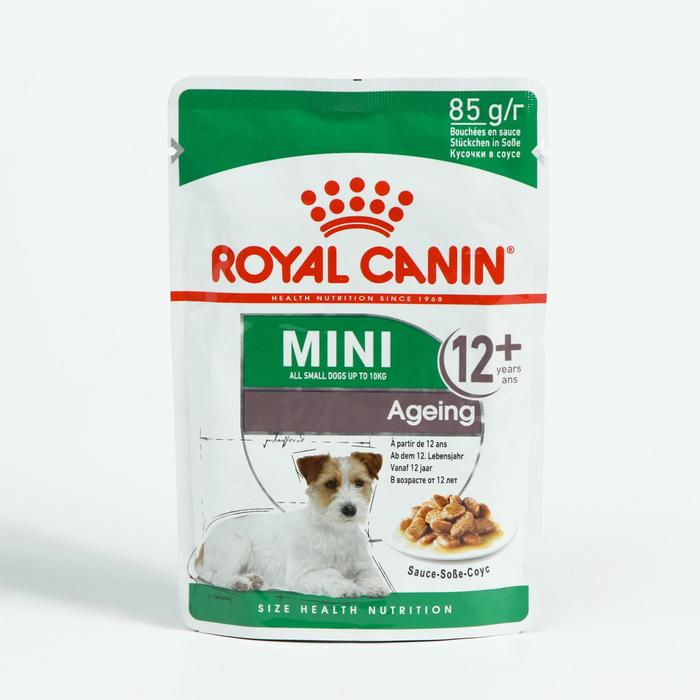 Влажный корм RC Mini Ageing для собак мелких пород старше 12 лет, в соусе, 85 г
Влажный корм RC Mini Ageing для собак мелких пород старше 12 лет, в соусе, 85 г