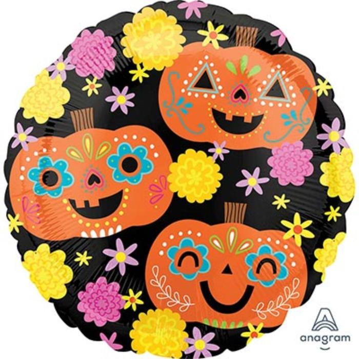 Шар фольгированный 18" «Тыквы», круг
Шар фольгированный 18" «Тыквы», круг