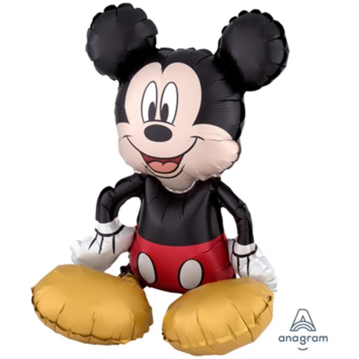 Шар фольгированный 18" «Микки Маус сидячий», фигура под воздух
Шар фольгированный 18" «Микки Маус сидячий», фигура под воздух