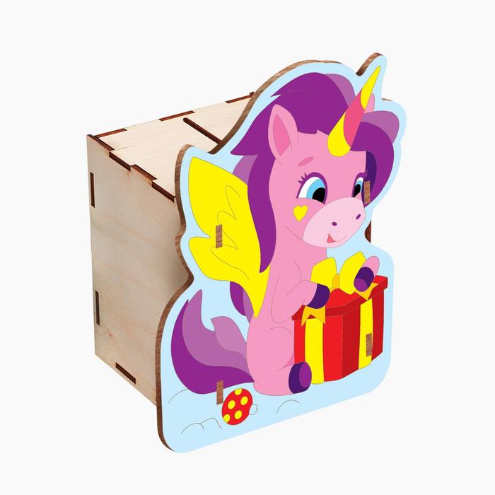 Роспись копилки «Единорог с подарками» 
Роспись копилки «Единорог с подарками»