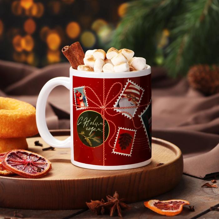 Кружка с сублимацией "С Новым Годом!" почтовые марки
Кружка с сублимацией "С Новым Годом!" почтовые марки