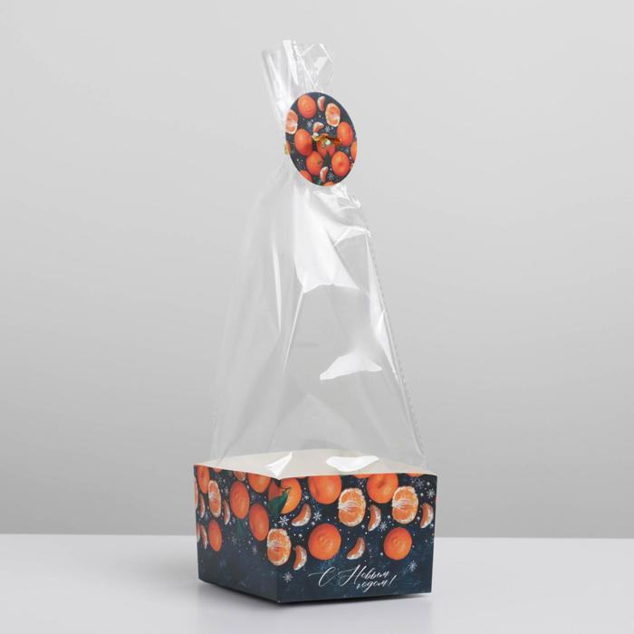 Пакет с жёстким дном «Сладкого Нового года», 9 × 9 × 6 см
Пакет с жёстким дном «Сладкого Нового года», 9 × 9 × 6 см