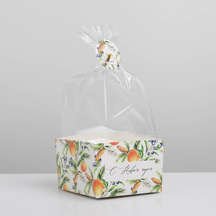 Пакет с жёстким дном «Сладкого Нового года», 12 × 12 × 8 см
Пакет с жёстким дном «Сладкого Нового года», 12 × 12 × 8 см