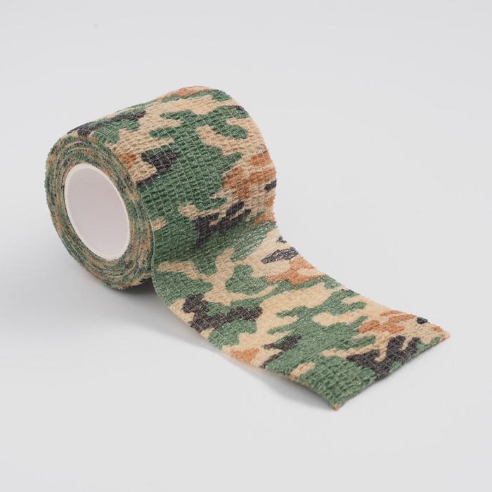 Лента камуфляжная Темный лес №5, 4.5 м х 5 см
Лента камуфляжная Темный лес №5, 4.5 м х 5 см