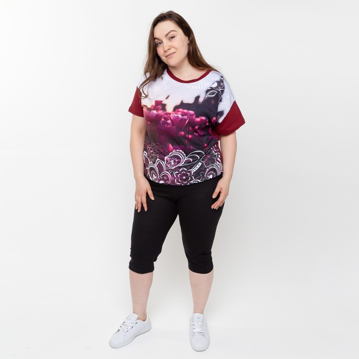 Капри женские, цвет чёрный, размер 52
Капри женские, цвет чёрный, размер 52