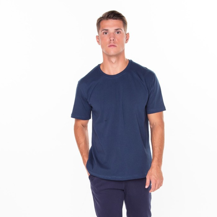 Футболка мужская, цвет тёмно-синий, размер 56
Футболка мужская, цвет тёмно-синий, размер 56