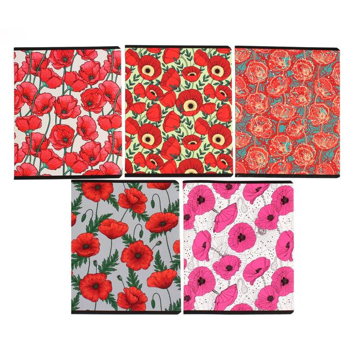 Тетрадь 48 листов в клетку "Маки", обложка мелованный картон, глянцевая ламинация, блок офсет, МИКС
Тетрадь 48 листов в клетку "Маки", обложка мелованный картон, глянцевая ламинация, блок офсет, МИКС