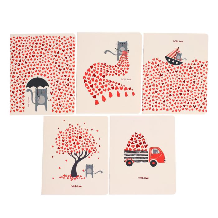 Тетрадь 48 листов в клетку "Сердечки", обложка мелованный картон, выборочный УФ-лак, тиснение фольгой, конгрев, блок офсет, МИКС
Тетрадь 48 листов в клетку "Сердечки", обложка мелованный картон, выборочный УФ-лак, тиснение фольгой, конгрев, блок офсет, МИКС