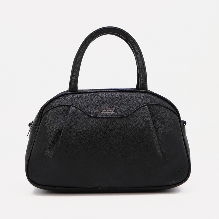 Сумка-саквояж на молниях, наружный карман, длинный ремень, цвет чёрный
Сумка-саквояж на молниях, наружный карман, длинный ремень, цвет чёрный