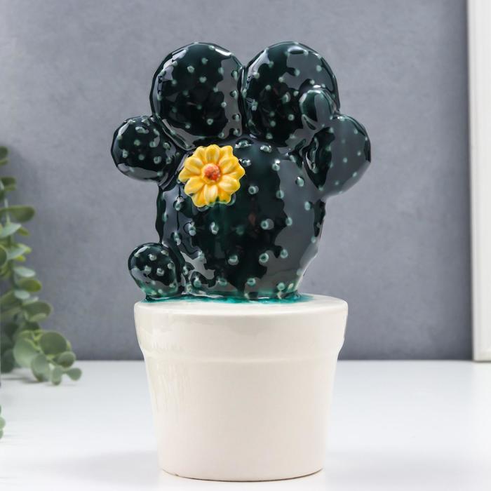 Сувенир керамика "Кактус в белом горшке - Опунция с цветком" 23х11х11 см
Сувенир керамика "Кактус в белом горшке - Опунция с цветком" 23х11х11 см