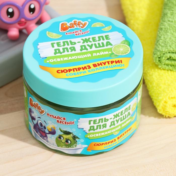 Гель-желе для душа детский с сюрпризом, освежающий лайм, 300 мл
Гель-желе для душа детский с сюрпризом, освежающий лайм, 300 мл