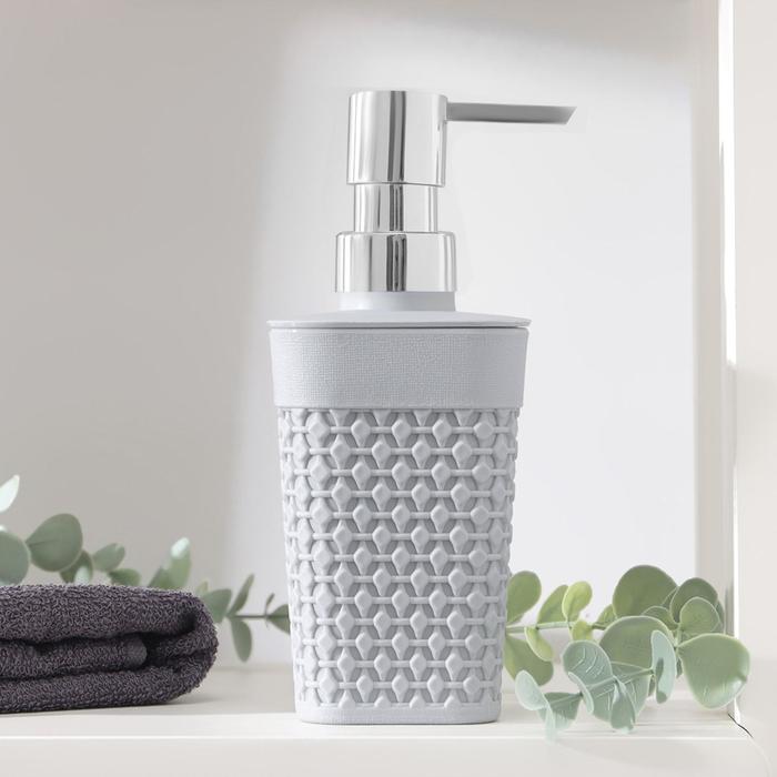 Дозатор для жидкого мыла Oslo, 7,5×5,8×16,6 см, цвет серый шторм
Дозатор для жидкого мыла Oslo, 7,5×5,8×16,6 см, цвет серый шторм