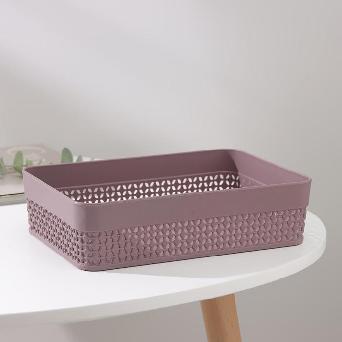 Корзинка Oslo А5, 23×15,7×6 см, цвет черничный морс
Корзинка Oslo А5, 23×15,7×6 см, цвет черничный морс