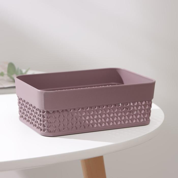 Корзинка Oslo А6, 17×11,3×6 см, цвет черничный морс
Корзинка Oslo А6, 17×11,3×6 см, цвет черничный морс