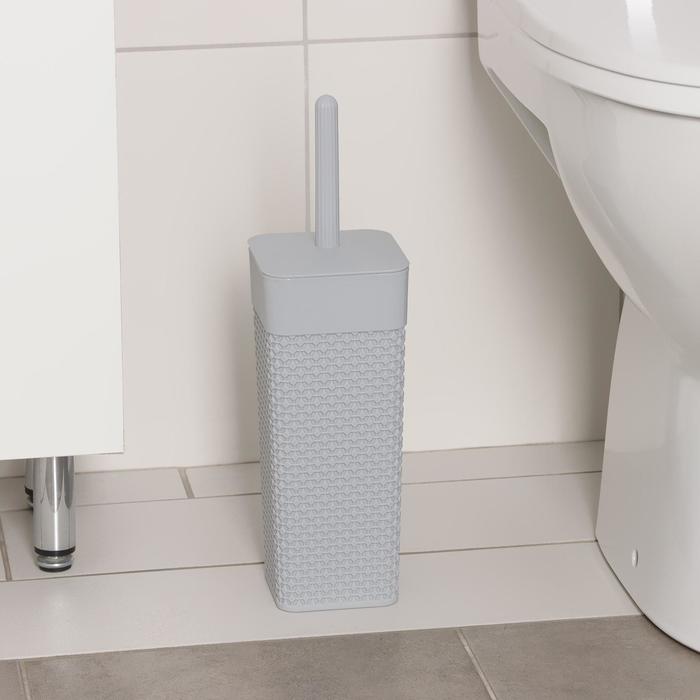 Ёршик для унитаза Oslo, 10,4×10,4×36,5 см, цвет серый шторм
Ёршик для унитаза Oslo, 10,4×10,4×36,5 см, цвет серый шторм