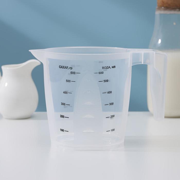 Кувшин мерный Stockholm, 600 мл, 16,5×10,5×11 см, цвет прозрачный
Кувшин мерный Stockholm, 600 мл, 16,5×10,5×11 см, цвет прозрачный