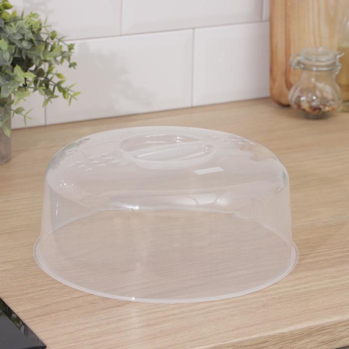 Крышка для СВЧ, d=24,8 см, h=11 см, цвет прозрачный 
Крышка для СВЧ, d=24,8 см, h=11 см, цвет прозрачный