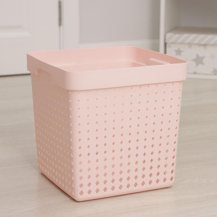 Корзинка Seoul, 21 л, 29,5×29,5×29,5 см, цвет пудровый
Корзинка Seoul, 21 л, 29,5×29,5×29,5 см, цвет пудровый