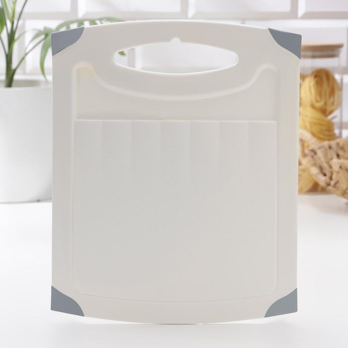 Доска разделочная «Люкс», 31×25×0,6 см, цвет ваниль
Доска разделочная «Люкс», 31×25×0,6 см, цвет ваниль