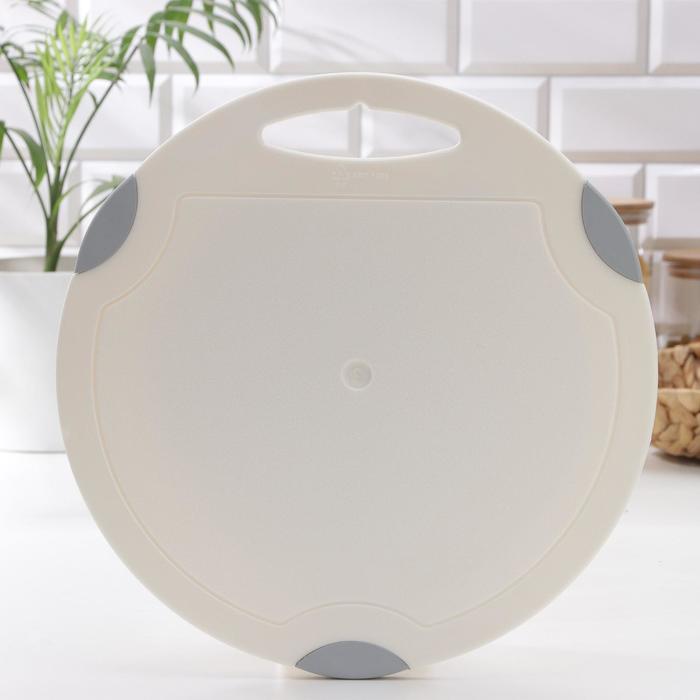 Доска разделочная круглая большая "Люкс" d320мм, цвет ваниль
Доска разделочная круглая большая "Люкс" d320мм, цвет ваниль