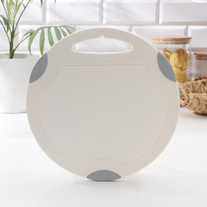 Доска разделочная круглая малая «Люкс», d=27,5 см, цвет ваниль
Доска разделочная круглая малая «Люкс», d=27,5 см, цвет ваниль