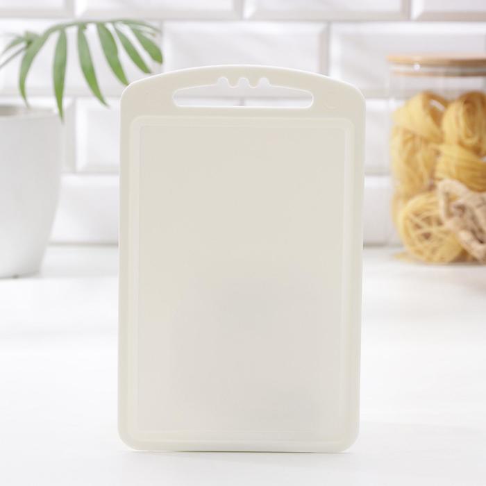 Доска разделочная, малая, 24×15×0,4 см, цвет ваниль
Доска разделочная, малая, 24×15×0,4 см, цвет ваниль